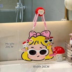 Wall-Mounted Hair Accessory & Eyewear Organizer