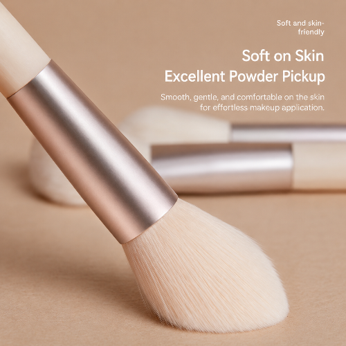 12-Piece Soft Makeup Brush Set  Eyeshadow, Powder, Blush, Contour & Blending Brushes