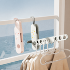 Portable Foldable Travel Hanger with Clips