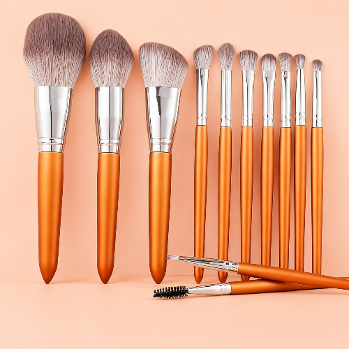 Beginner Makeup Brush Set  Eyeshadow, Powder, Blush & Contour Brushes