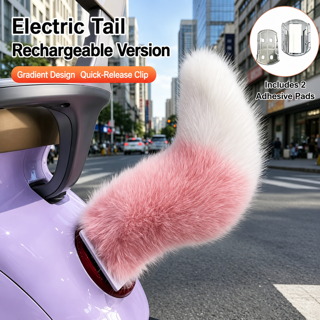 Sound-Activated Electric Wagging Tail Car Decoration
