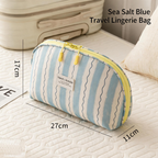 3-in-1 Travel Lingerie Organizer Bag with Compartments