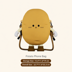 Cute Potato Silicone Crossbody Bag