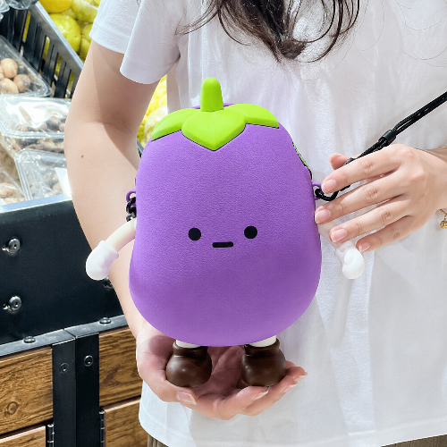 Cute Potato Silicone Crossbody Bag