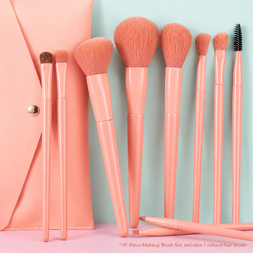 Beginner Makeup Brush Set  Eyeshadow, Powder, Blush & Contour Brushes