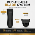 LILIPRO B9 Premium Body Groomer for Men | LED Light, Ceramic Blade & SkinSafe Trimming