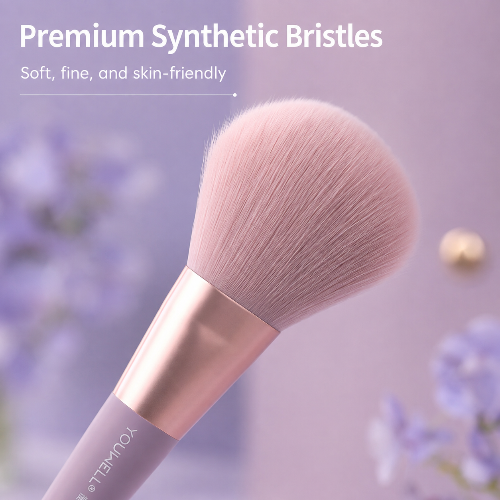 12-Piece Makeup Brush Set with Eyeshadow, Blush, Powder & Contour Brushes