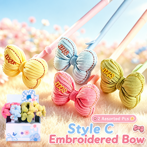 Cute Fabric Flower Gel Pen