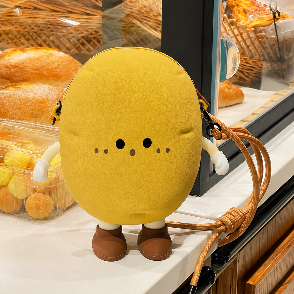 Cute Potato Silicone Crossbody Bag