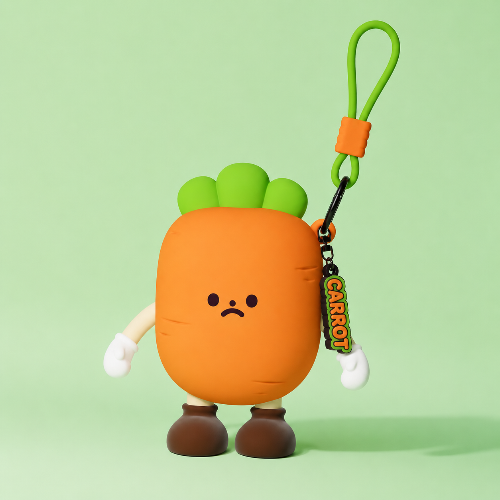 Cute Croissant Mini Coin & Earbud Pouch Charm
