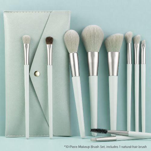 Beginner Makeup Brush Set  Eyeshadow, Powder, Blush & Contour Brushes