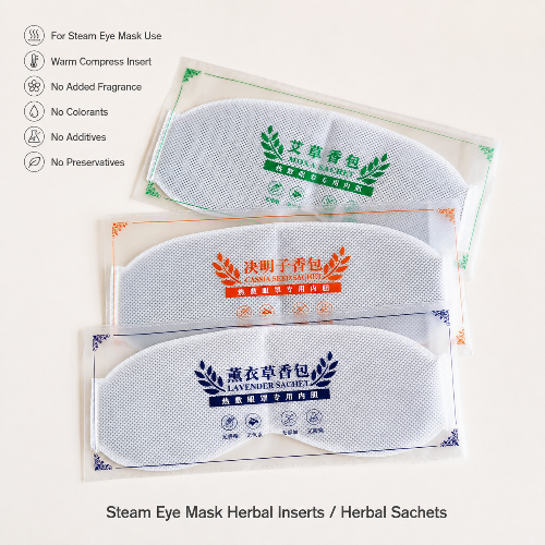 Self-Heating Herbal Eye Mask  Relaxing Warm Eye Compress for Better Sleep