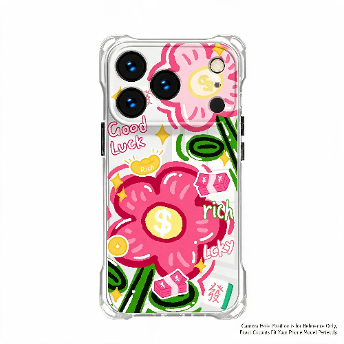 Shockproof Rotating Stand Phone Case with Crossbody & Wrist Straps
