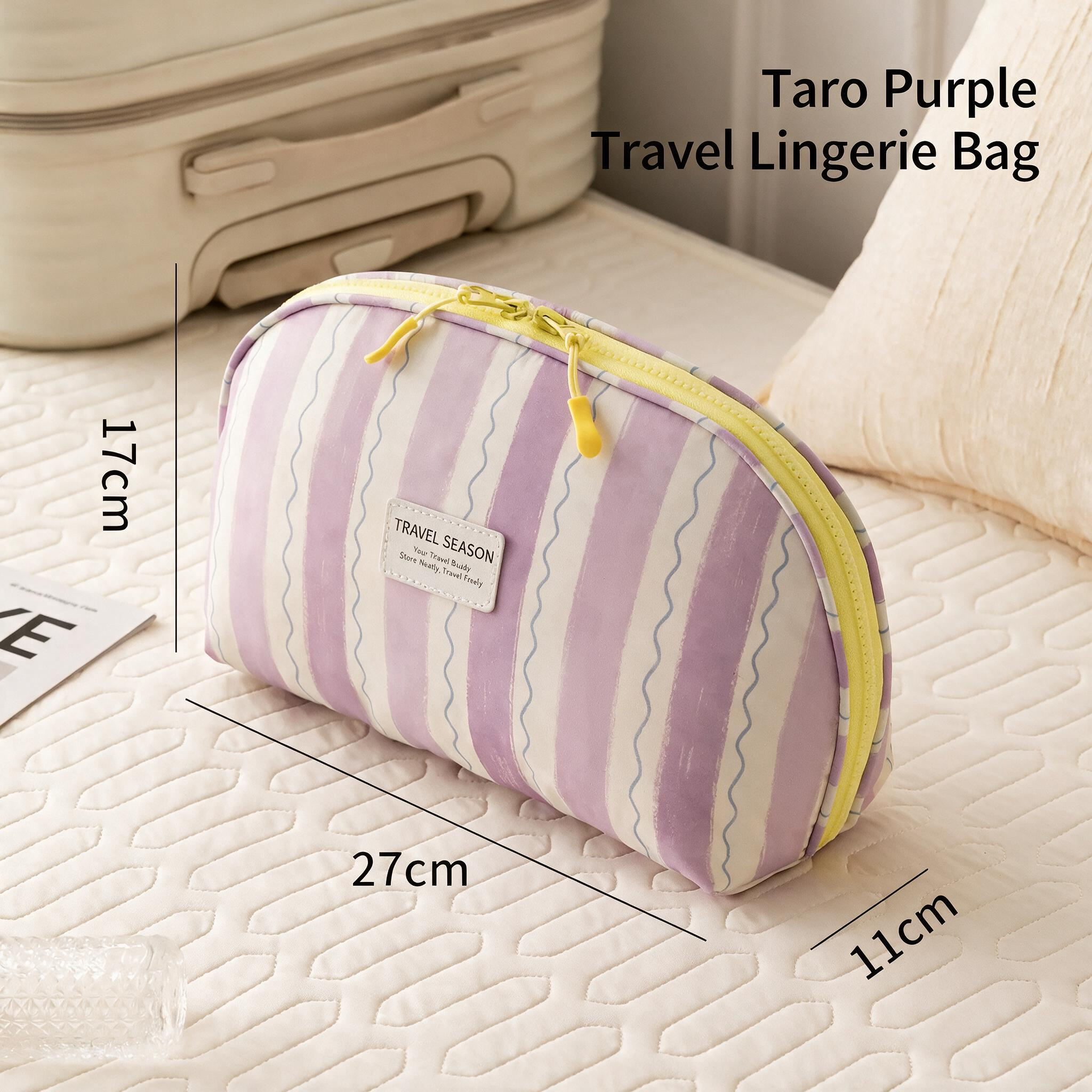 3-in-1 Travel Lingerie Organizer Bag with Compartments