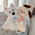 Cute Puppy Plush Pencil Case & Makeup Pouch