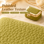 Mini Leather Jewelry Case for Rings, Earrings & Necklaces