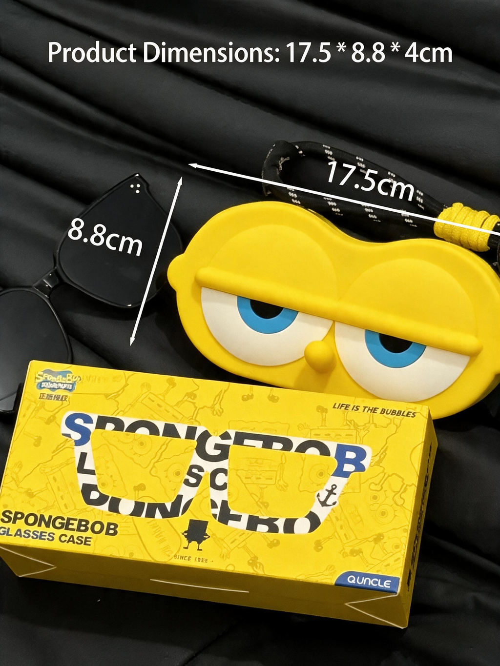 Cute Cartoon Eyewear Pouch with Charm