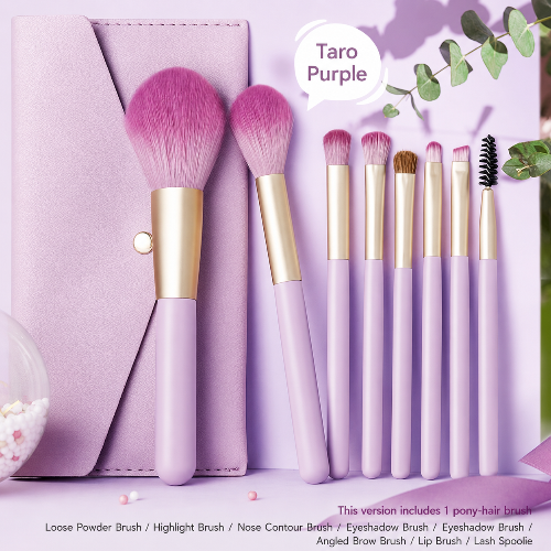 12-Piece Soft Makeup Brush Set  Eyeshadow, Powder, Blush, Contour & Blending Brushes