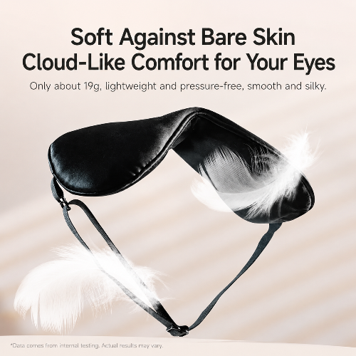 Silk Sleep Mask  Light Blocking Cooling Eye Mask