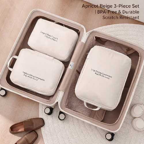 Travel Compression Packing Cubes for Clothes and Underwear