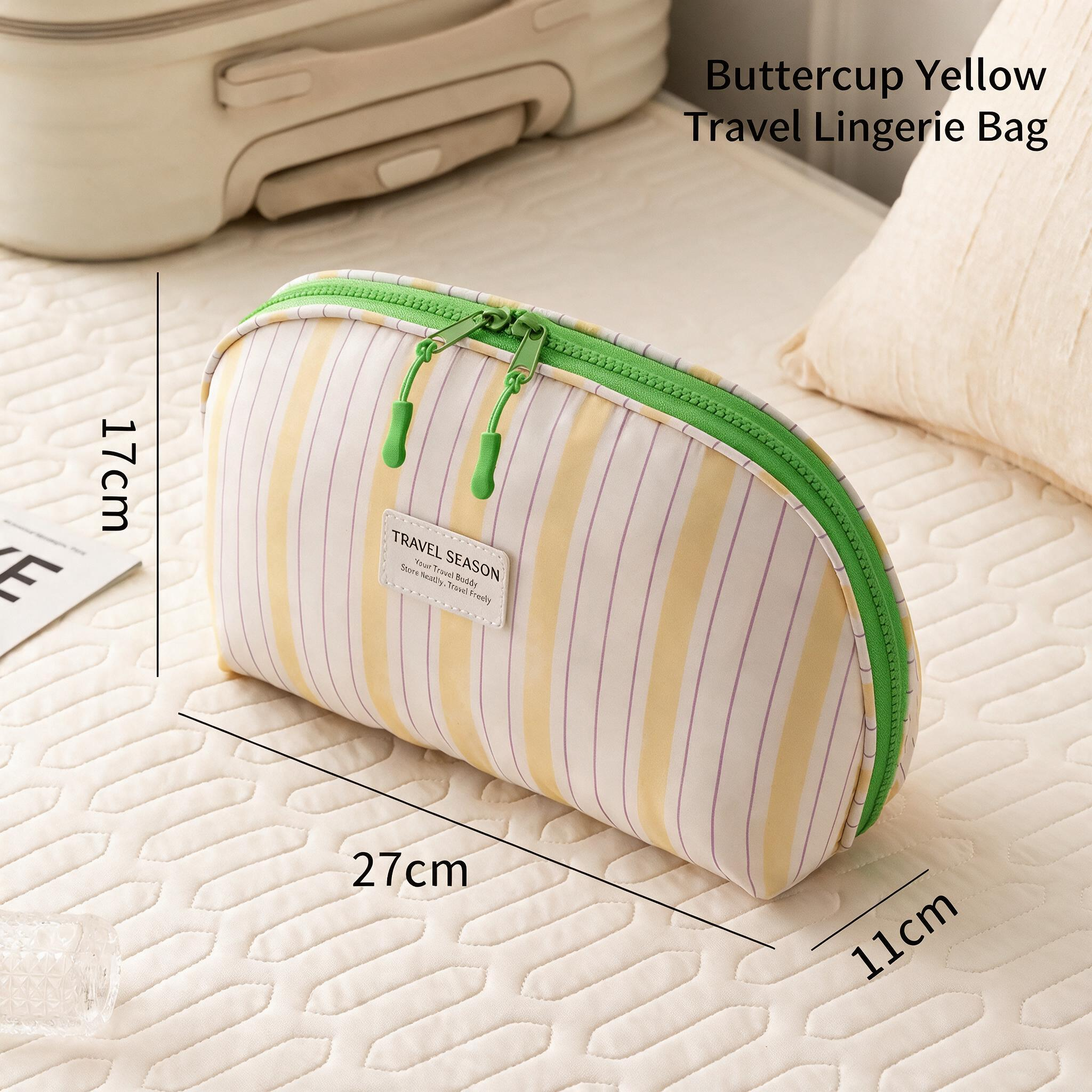 3-in-1 Travel Lingerie Organizer Bag with Compartments