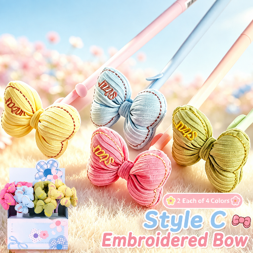 Cute Fabric Flower Gel Pen