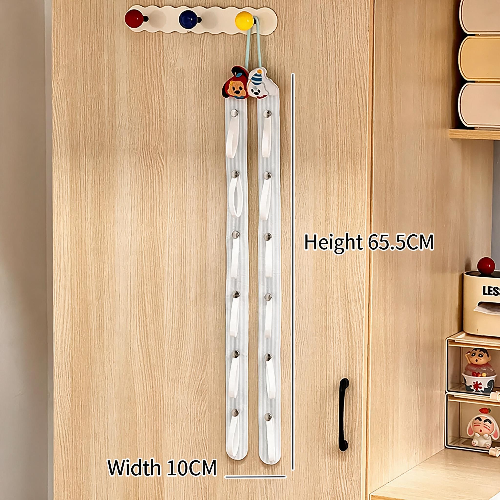 Wall-Mounted Hair Accessory & Eyewear Organizer