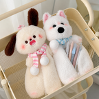Cute Puppy Plush Pencil Case & Makeup Pouch