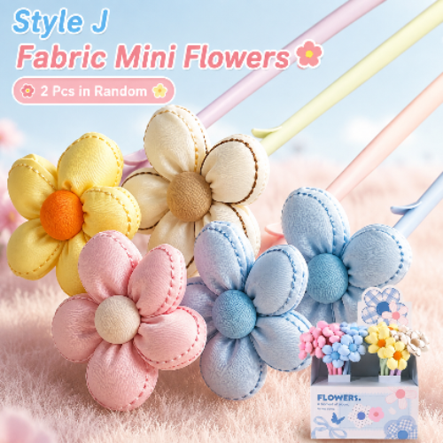 Cute Fabric Flower Gel Pen