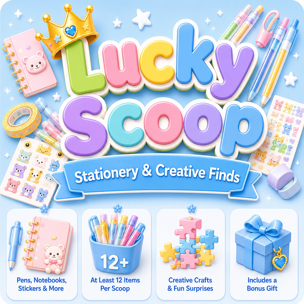 Stationery & Creative Finds Lucky Scoop