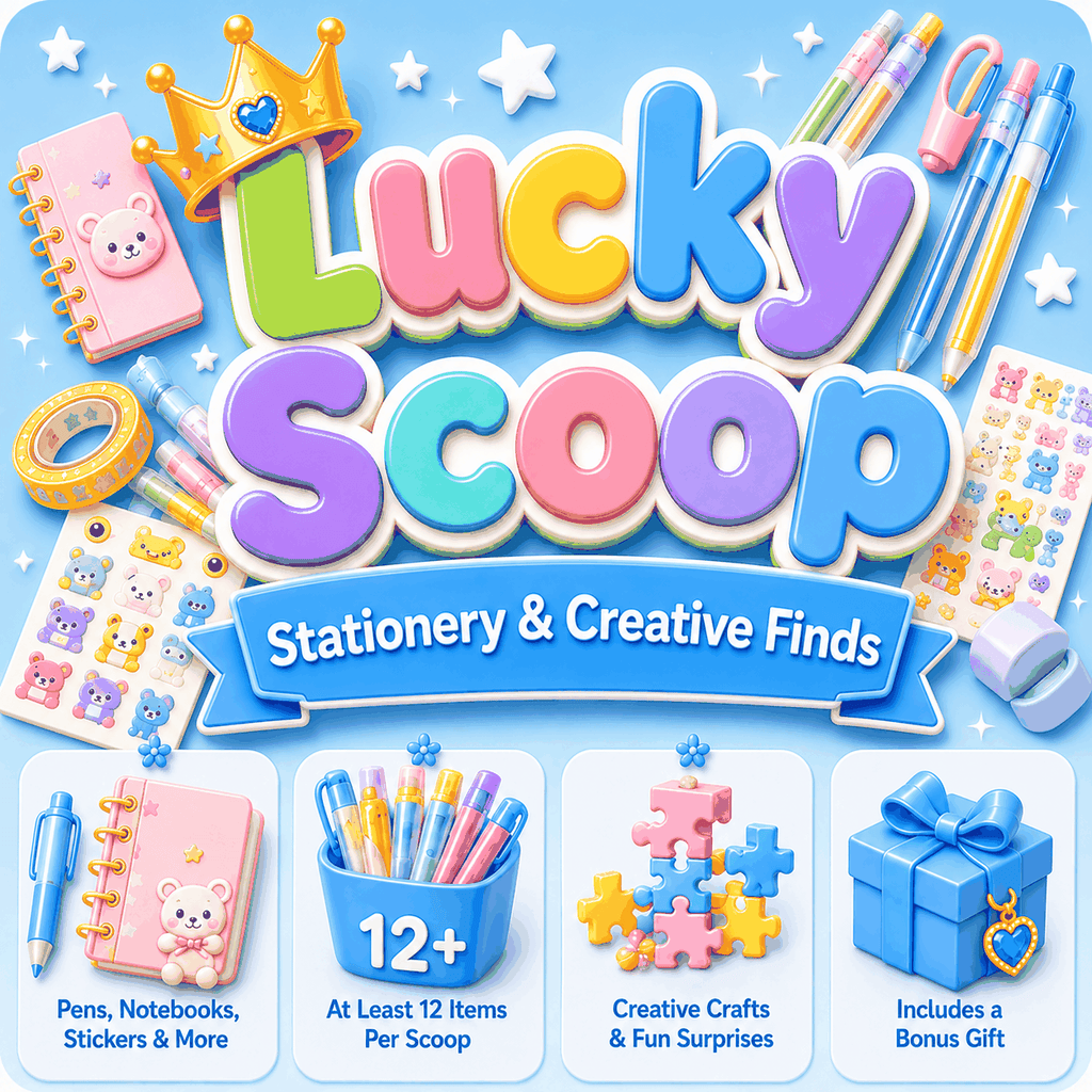 Stationery & Creative Finds Lucky Scoop
