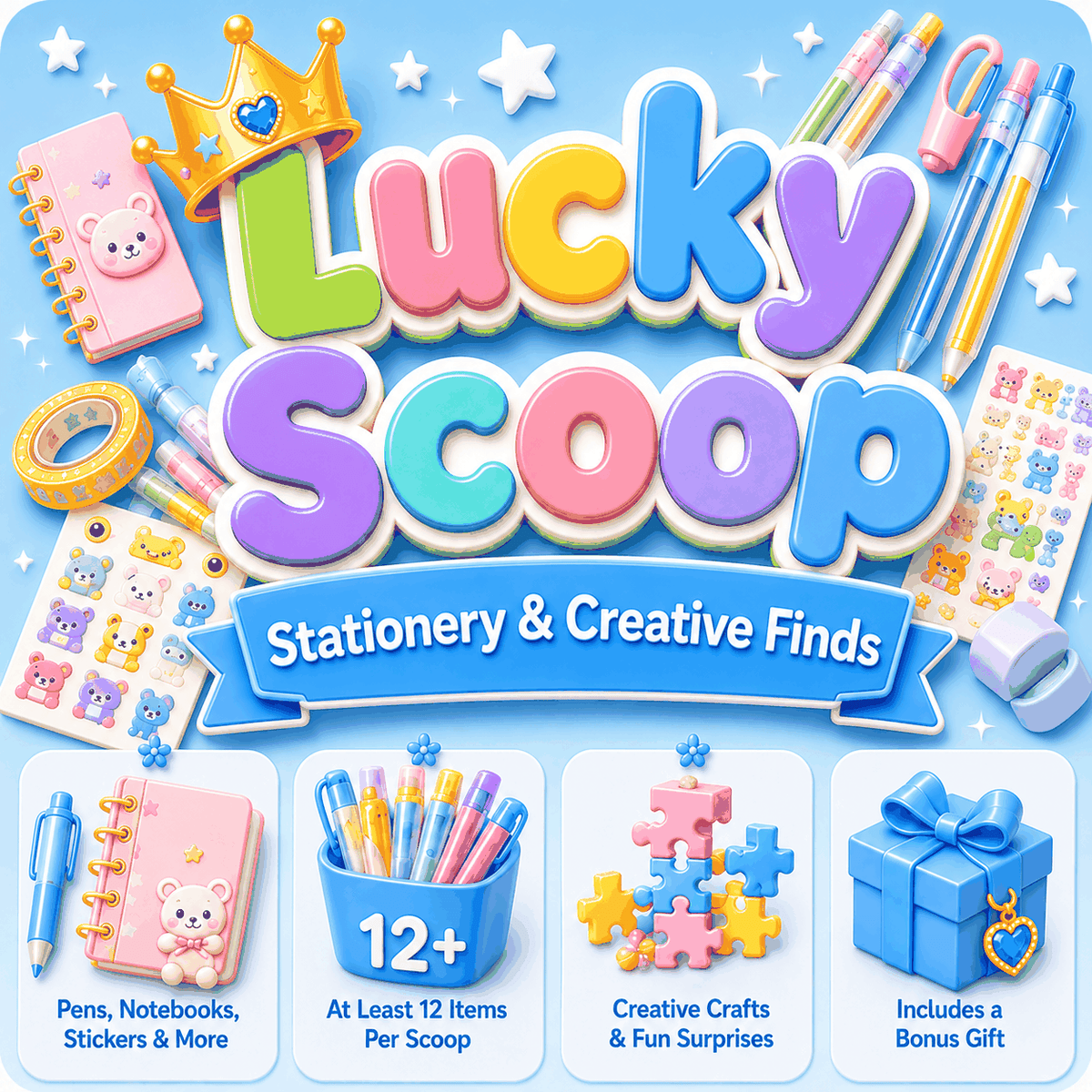 Stationery & Creative Finds Lucky Scoop