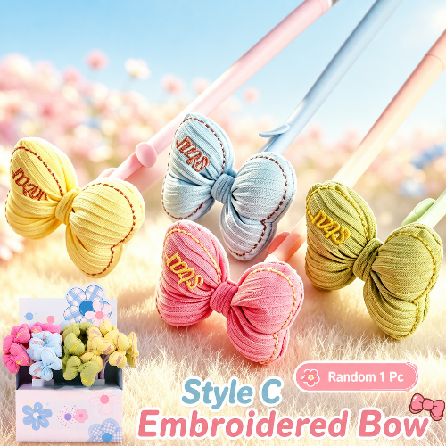 Cute Fabric Flower Gel Pen