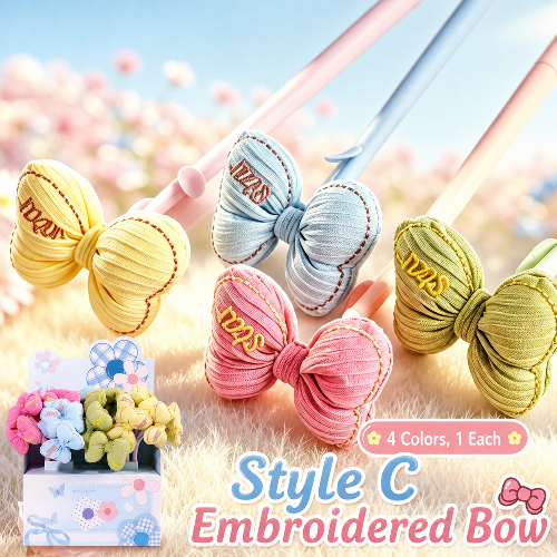 Cute Fabric Flower Gel Pen