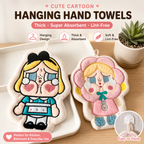 Cute Cartoon Hanging Absorbent Hand Towel