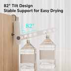 Portable Foldable Travel Hanger with Clips