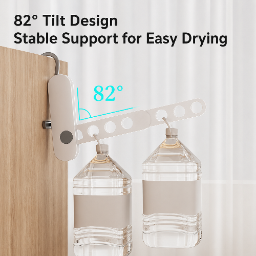 Portable Foldable Travel Hanger with Clips