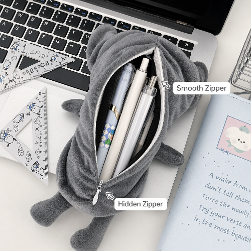 Funny Chihuahua Pencil Case  Large Capacity Stationery Pouch