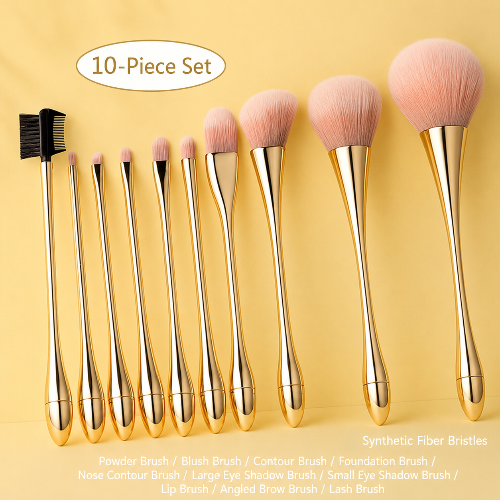 Large Fluffy Blush & Powder Brush with Soft Synthetic Bristles