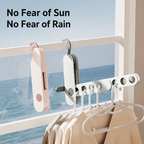 Portable Foldable Travel Hanger with Clips