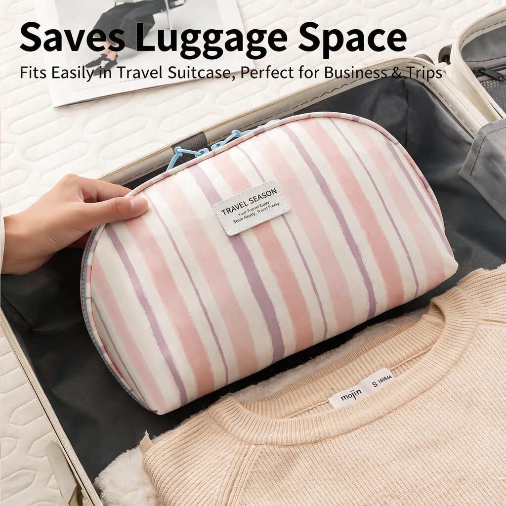 3-in-1 Travel Lingerie Organizer Bag with Compartments