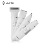 LILIPRO L1-1801 Body Grooming Kit for Men | 4-in-1 Rechargeable Trimmer with LED Display