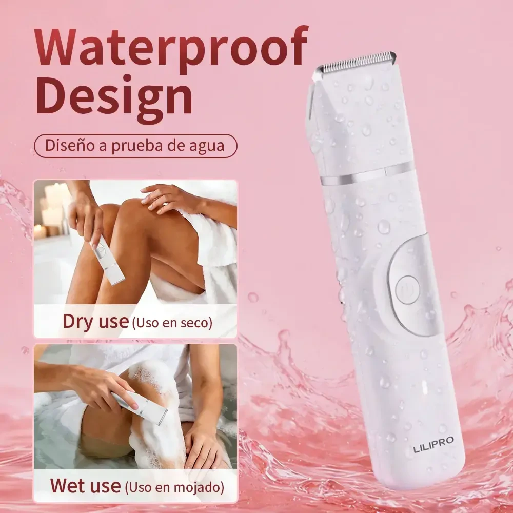 LILIPRO L1-1801 Body Grooming Kit for Men | 4-in-1 Rechargeable Trimmer with LED Display