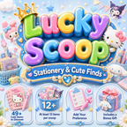 Lucky Scoop – (Stationery & Cute Finds Mystery Box)