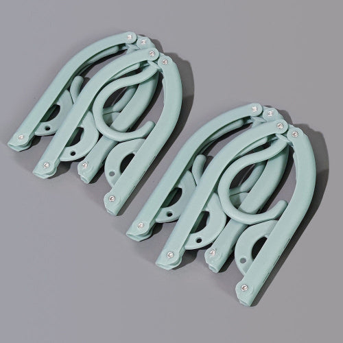 Portable Folding Clothes Hanger with Storage Bag