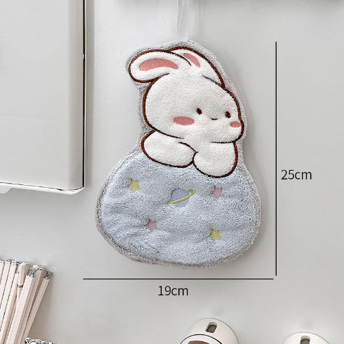 Cute Hanging Coral Fleece Hand Towel