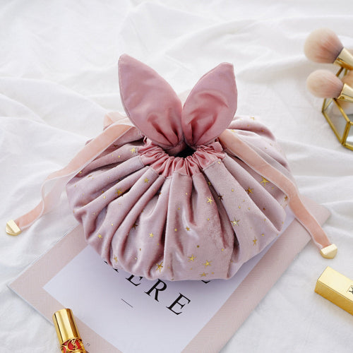 Viral Drawstring Makeup Bag | Large Capacity Cosmetic & Toiletry Organizer for Travel
