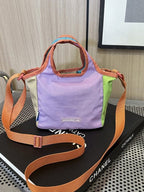Dopamine Mini Canvas Crossbody Tote Bag