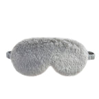Kawaii Plush Sleep Mask | Soft Faux Fur & Silk Blackout Eye Mask