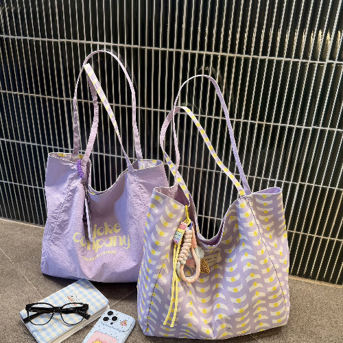 Reversible Canvas Tote Bag for Work, School & Everyday Use